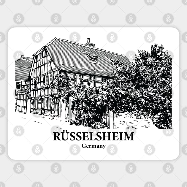 Ruesselsheim - Germany Magnet by Lakeric